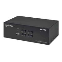 MUX KVM,MANHATTAN,153539, HMDI DOBLE MONITOR 4:1, 4K@30MHZ USB2.0 USB 2.0 MUX KVM,MANHATTAN,153539, HMDI DOBLE MONITOR 4:1, 4K@30MHZ USB2.0 USB 2.0